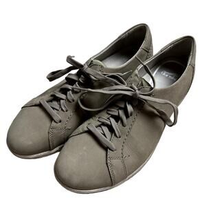 Dansko Women's Taupe Leela Lace Up Sneakers Casual Flat Fashion Sz 41 (10.5/11)